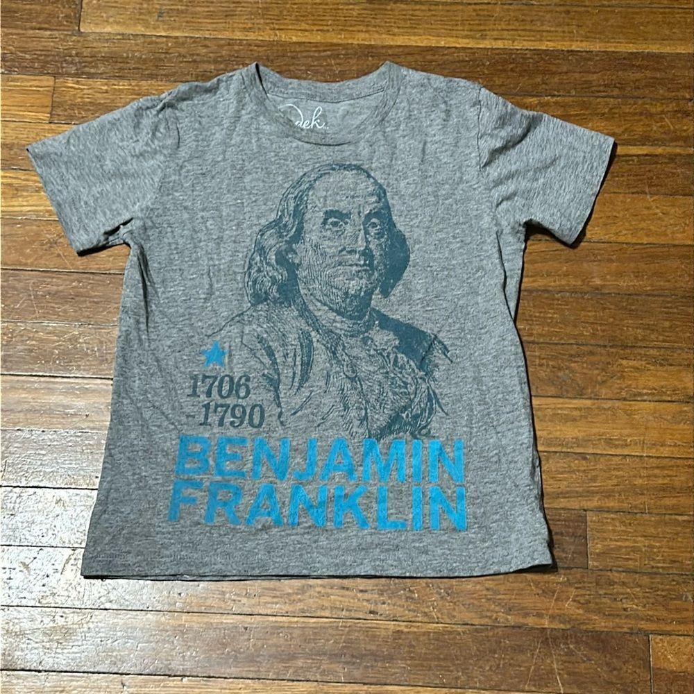 Peek Ben Franklin Quote Tee, Rare, Sz Lg (8)